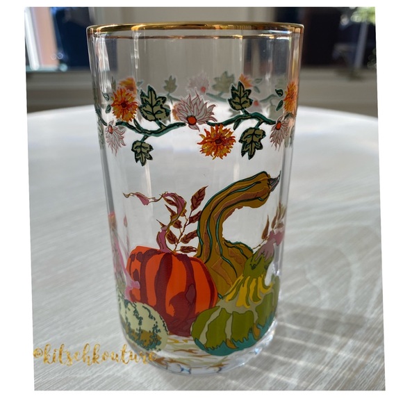Anthropologie Inslee Fariss Autumn’s Bounty Glass - Picture 3 of 9